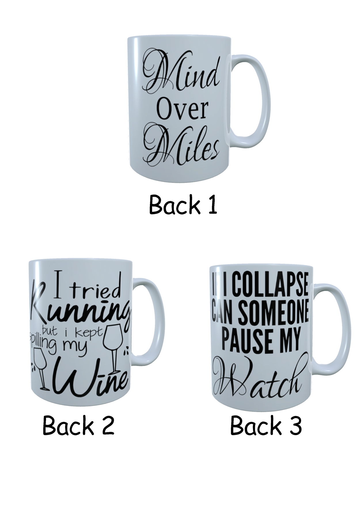 Best Friends Running Ceramic Mug, Gift for Best Friend,